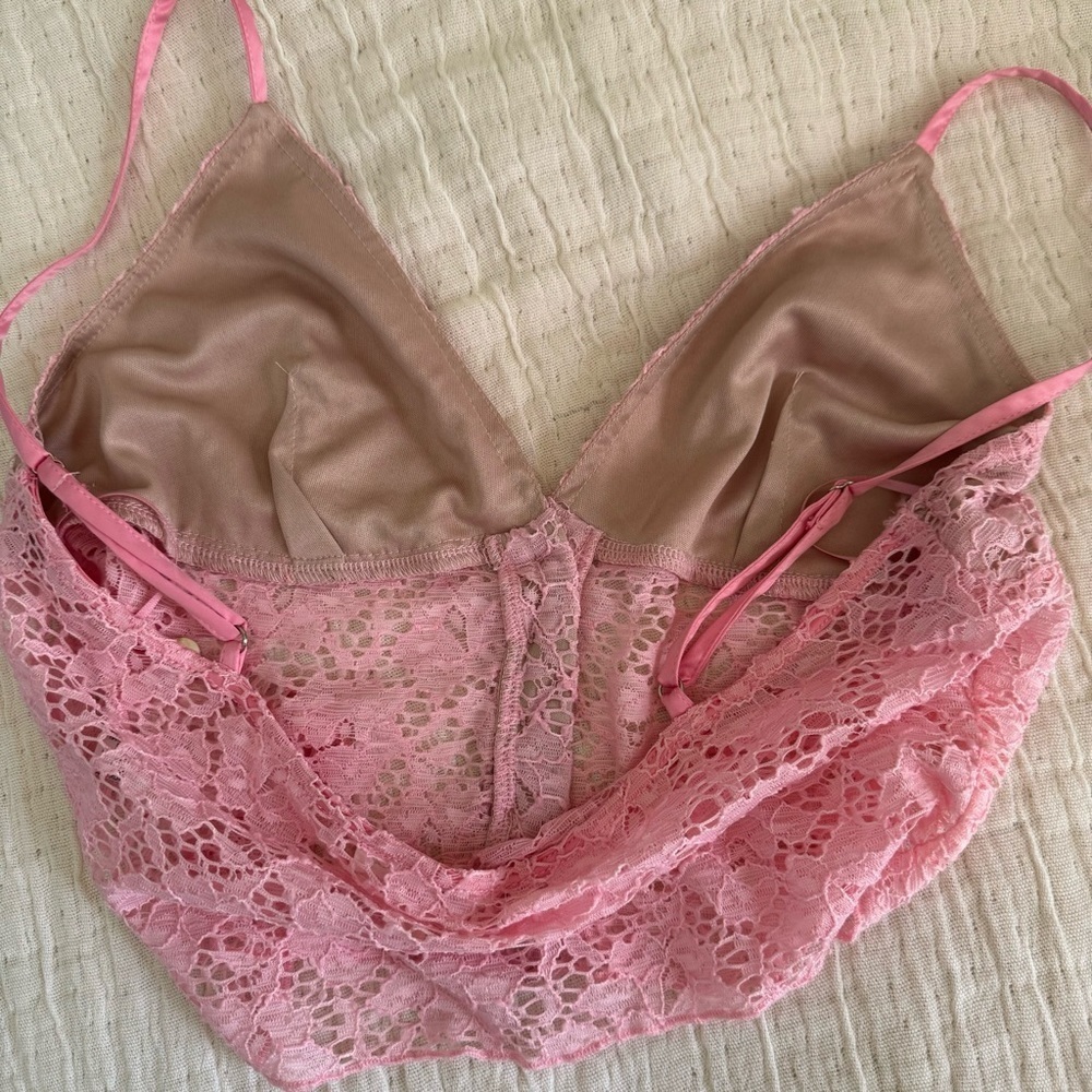 Cotton Candy LA Lace Bralette Top *NEW* - Picture 3 of 9